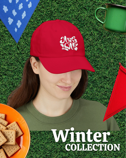 Classic Dad Cap - Just Love Hat, Casual Dad Hat, Gift for Father’s Day, Comfortable Outdoor Cap, Trendy Everyday Wear